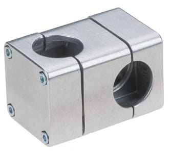 Block form tube connector