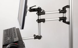Support arm for monitor holder