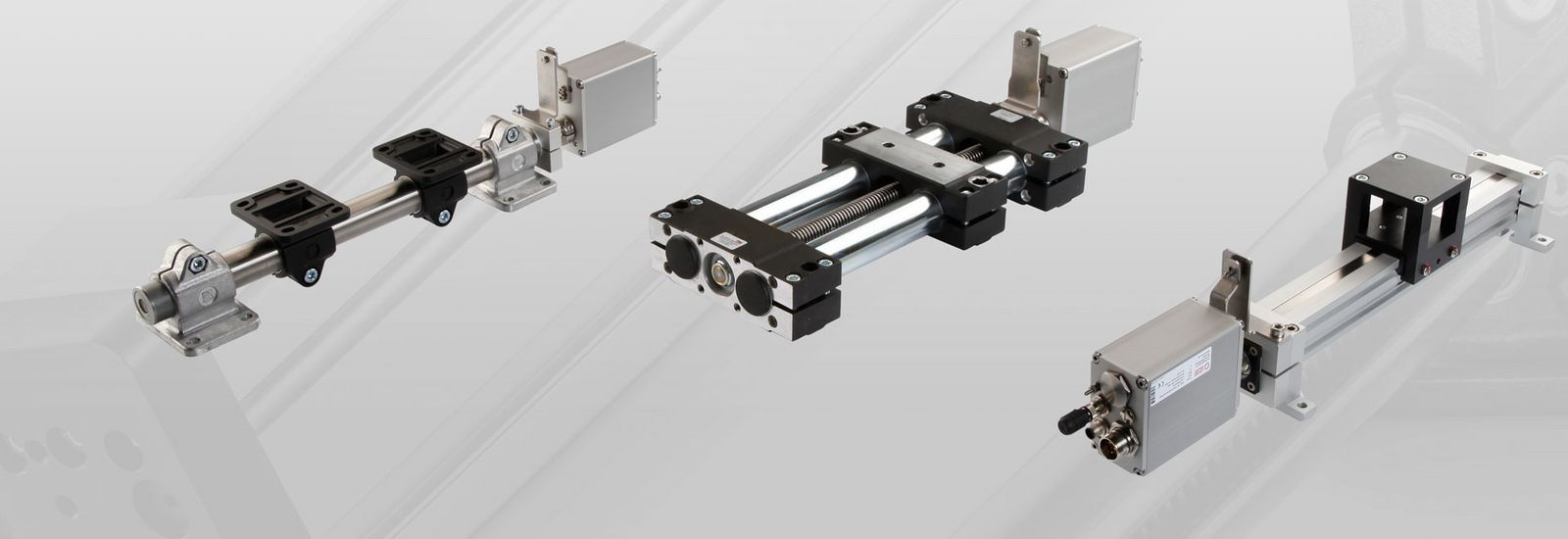 Automated format adjustment using RK linear actuators and actuators from Lenord+Bauer