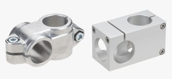 Uniones de aluminio para tubos – Solid Clamps para el margen de carga medio-alto