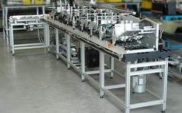 Example image of assembly profiles made from aluminium