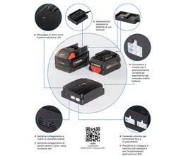 Grafico con caratteristiche del comando a batteria
