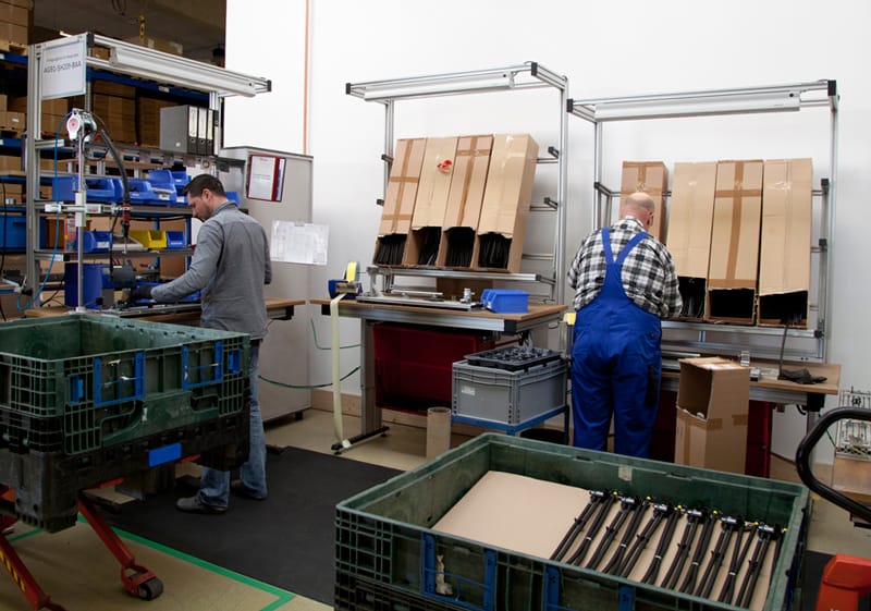 Arbeitsplatzsysteme die sich in der Höhe verstellen lassen