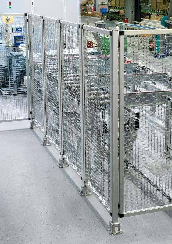Rastersystem aus Aluminiumprofil