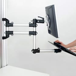We have expanded our range of RK monitor holder accessories to include two new support arms and a keyboard tray