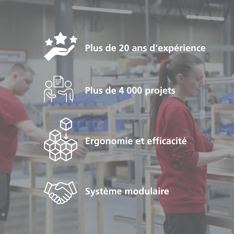 Liste des expériences menées dans le cadre de la méthode LEAN chez RK Rose+Krieger